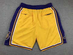 Los Angeles Lakers Yellow Shorts - Icon Edition