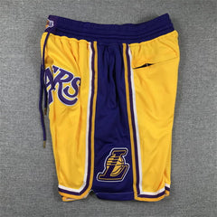 Los Angeles Lakers Yellow Shorts - Icon Edition