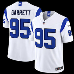 Los Angeles Rams Myles Garrett Fearsome White Stitched Limited Jersey