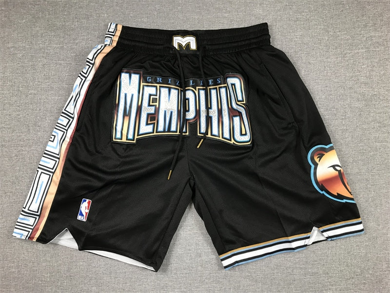 Memphis Grizzlies Black 2022-23 City Edition Shorts