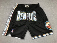 Memphis Grizzlies Black 2022-23 City Edition Shorts