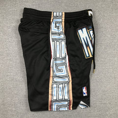Memphis Grizzlies Black 2022-23 City Edition Shorts