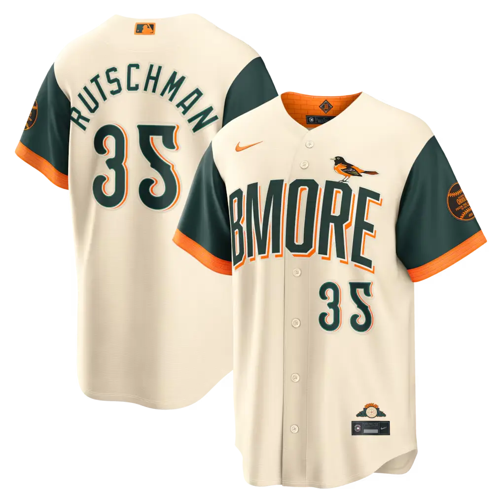 Orioles Adley Rutschman Natural 2026 City Connect Jersey Stitched