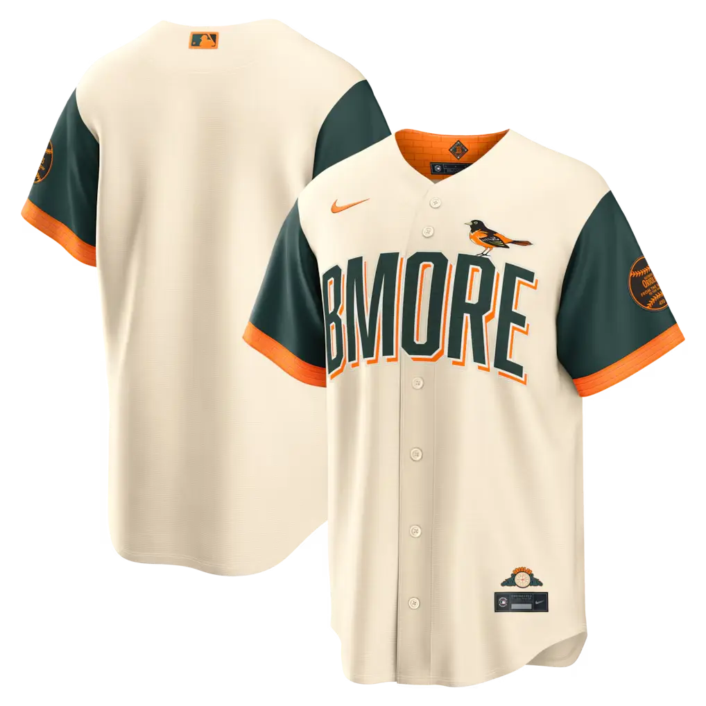 Orioles Natural 2026 City Connect Jersey Stitched