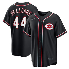 Cincinnati Reds Elly De La Cruz 2026 Fashion Black Out Jersey - Stitched Edition