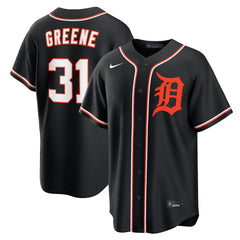 Detroit Tigers Riley Greene 2026 Fashion Black Out Jersey - Stitched Edition