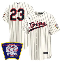 Minnesota Twins Byron Buxton Cream 2026 Field of Dreams Stadium Stitched Jersey