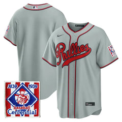 Philadelphia Phillies Gray 2026 Field of Dreams Stadium Stitched Jersey