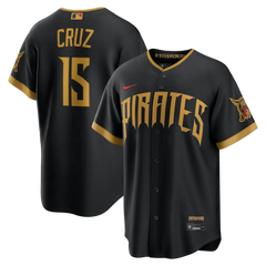 Pittsburgh Pirates Oneil Cruz Black 2026 City Connect Jersey Stitched