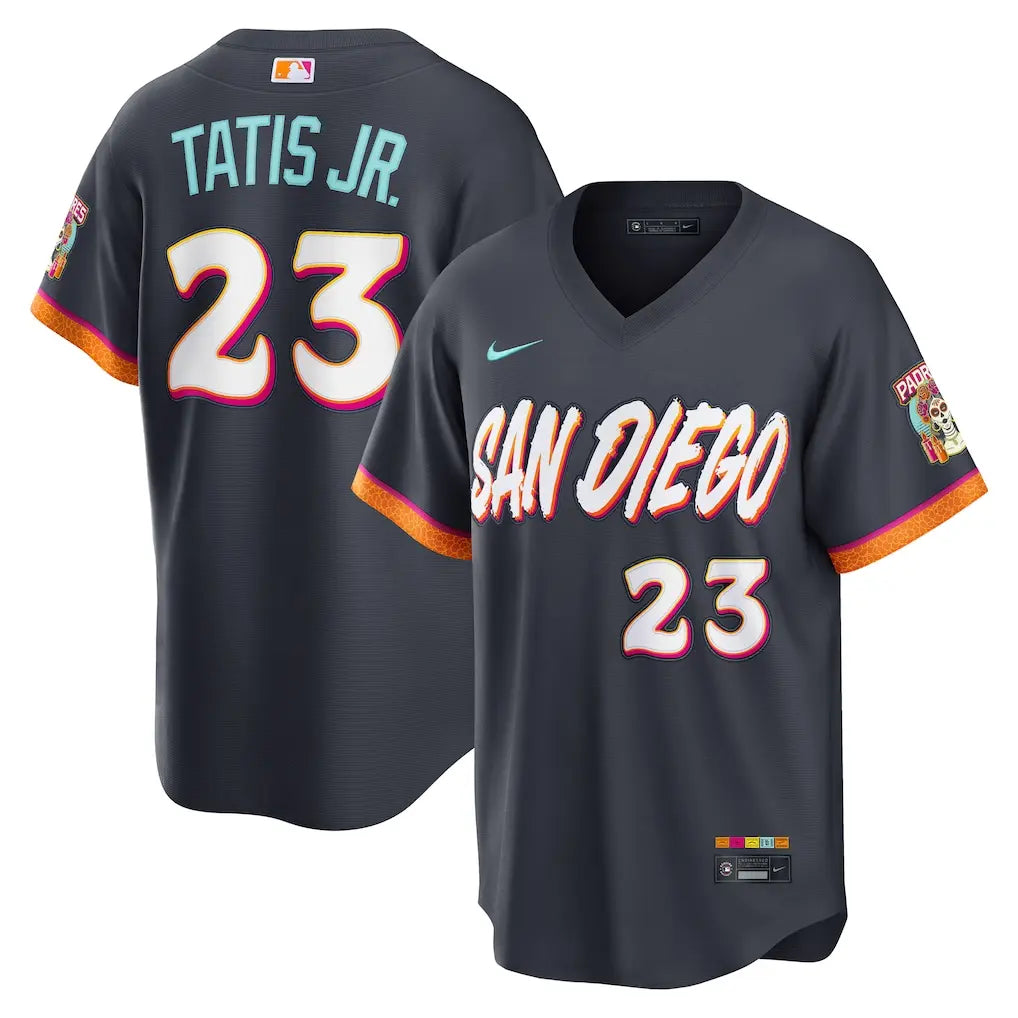 San Diego Padres Fernando Tatis Jr. Obsidian 2026 City Connect Jersey Stitched