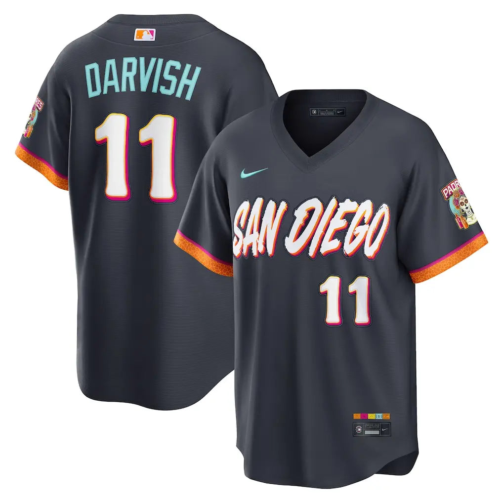 San Diego Padres Yu Darvish Obsidian 2026 City Connect Jersey Stitched