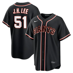 San Francisco Giants Jung Hoo Lee 2026 Fashion Black Out Jersey - Stitched Edition