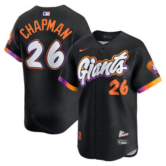 San Francisco Giants Matt Chapman Anthracite 2025 City Connect Limited Jersey - Stitched Edition