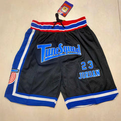 Men's Space Jam #23 Michael Jordan Tune Squad Black Shorts