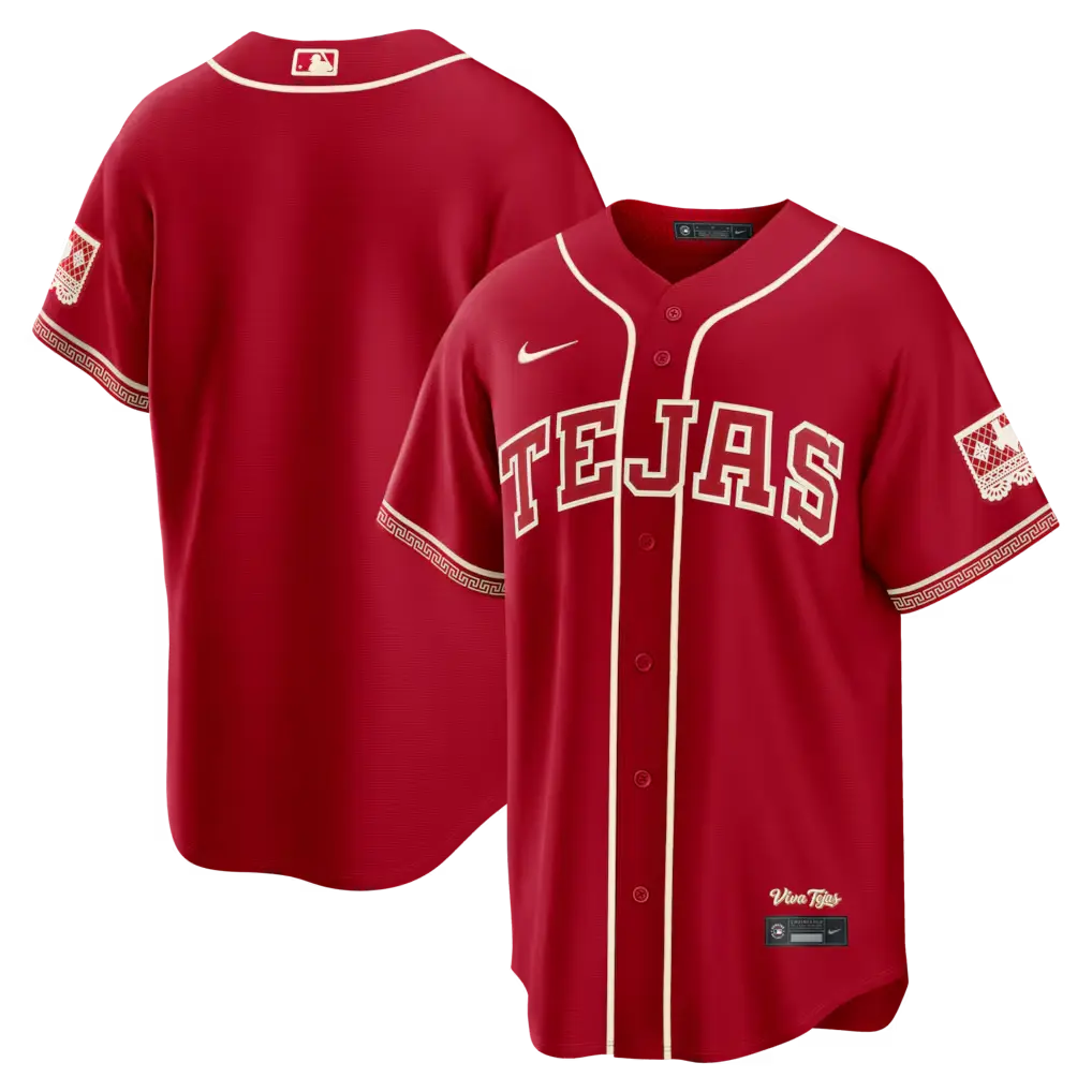 Texas Rangers Red 2026 City Connect Jersey Stitched