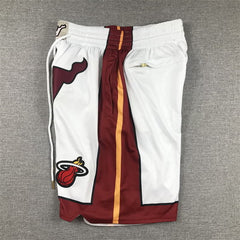 Miami Heat White Shorts - Association Edition