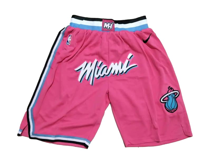Miami Heat Pink Shorts