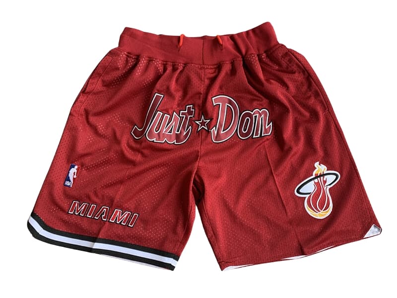 Miami Heat Retro Red Shorts
