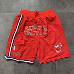 Miami Heat Red Hardwood Classics 1996-97 Shorts
