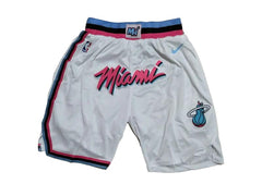 Miami Heat White Shorts