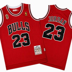 Michael Jordan 23 Finals 96-97 Red Away Stitched Jersey