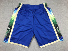 Milwaukee Bucks 2022-23 Blue City Edition Shorts