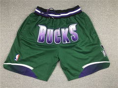 Milwaukee Bucks Green 95-96 Shorts