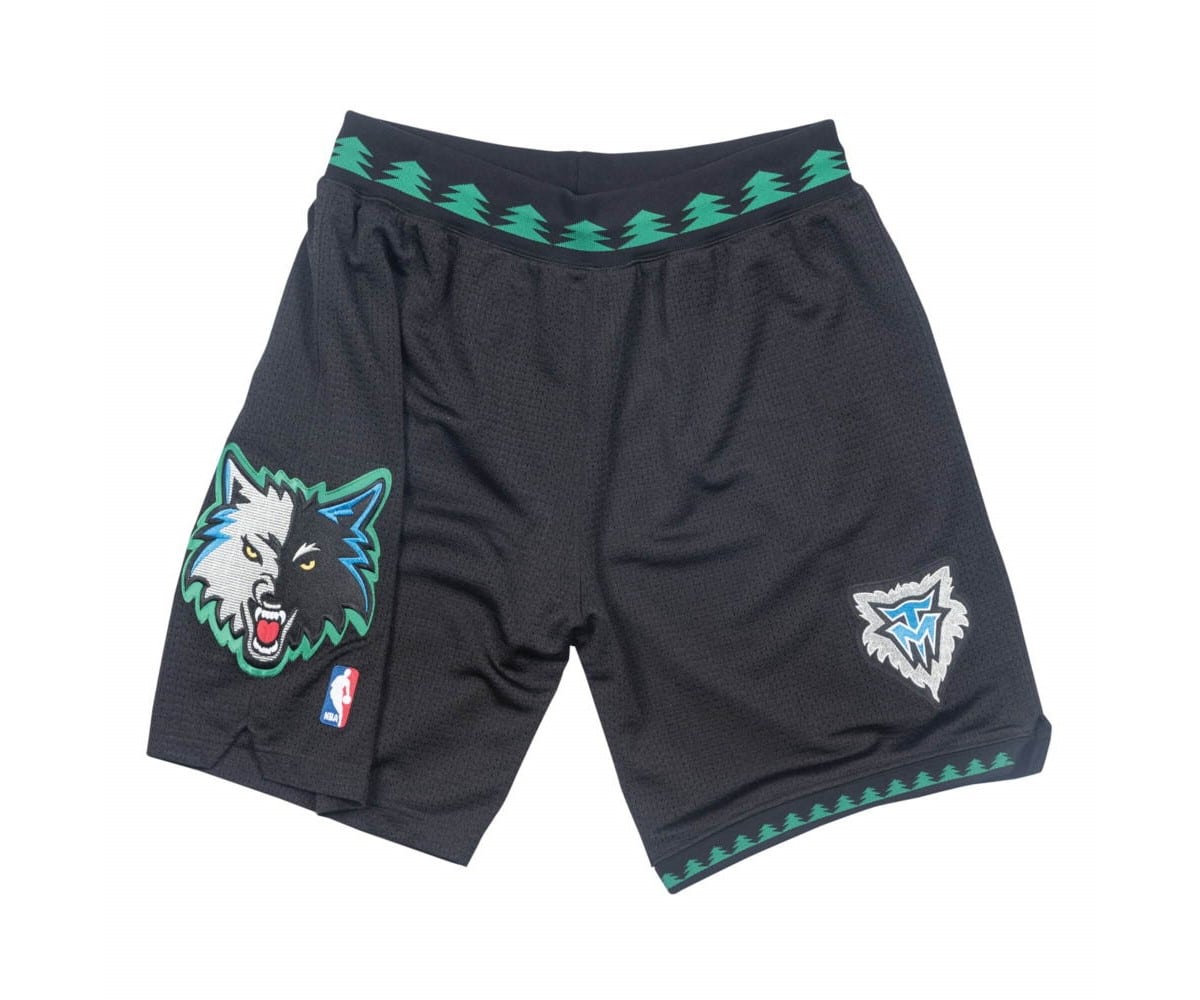 Minnesota Timberwolves 2003-04 Alternate Shorts Black