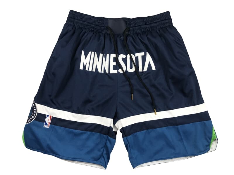 Minnesota Timberwolves Icon Navy Shorts
