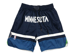 Minnesota Timberwolves Icon Navy Shorts