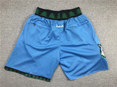 Minnesota Timberwolves 96-97 Shorts Blue