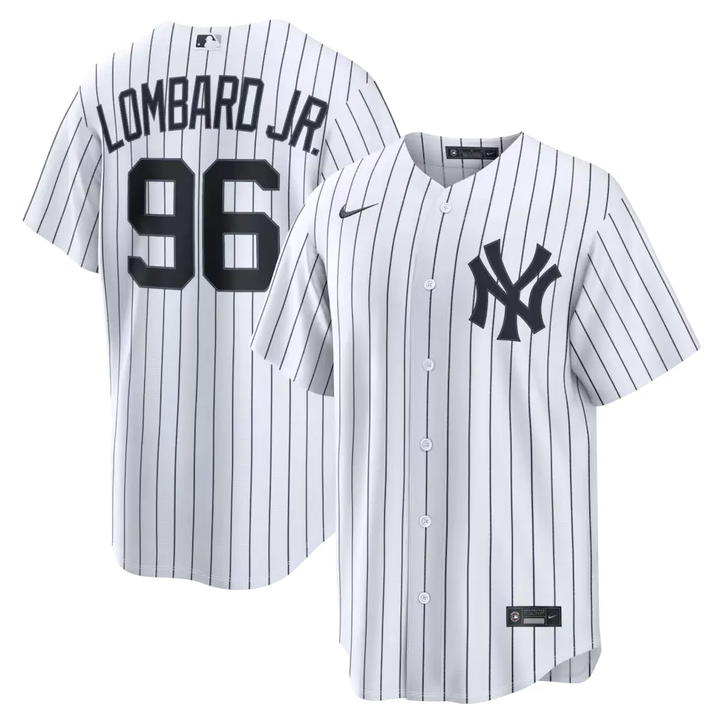 George Lombard Jr. #96 Yankees 2026 Name White Home Jersey