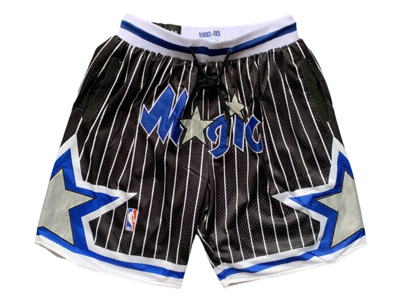 Orlando Magic Black Hardwood Classics Shorts