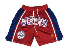Philadelphia 76ers Hardwood Classics Red Shorts