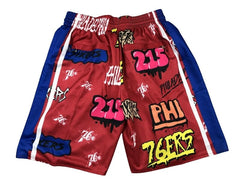 Philadelphia 76ers Slap Sticker Shorts