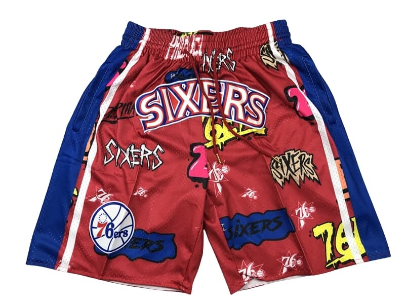 Philadelphia 76ers Slap Sticker Shorts