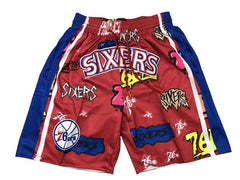 Philadelphia 76ers Slap Sticker Shorts