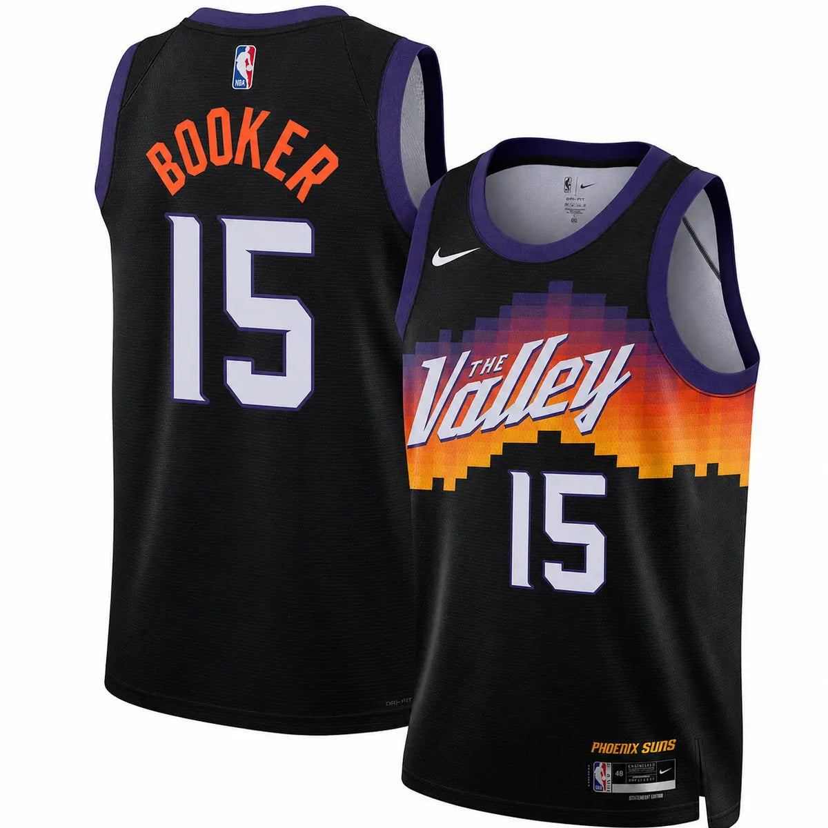 Phoenix Suns Devin Booker 2025-26 City Edition Black Stitched Jersey