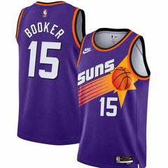 Phoenix Suns #15 Devin Booker Purple Jersey - Classic Edition