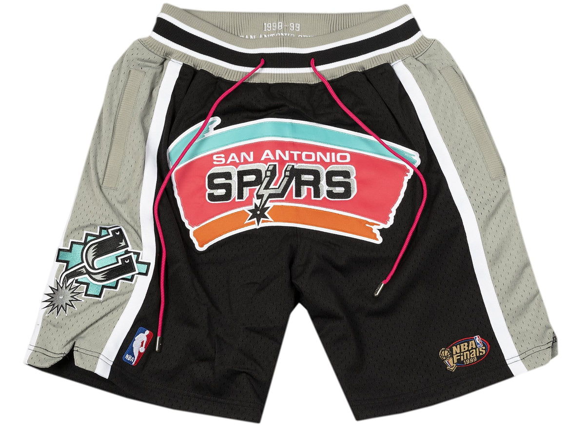 San Antonio Spurs 1998-99 Black 90s Shorts