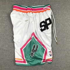 San Antonio Spurs 2021 City Edition Shorts - White