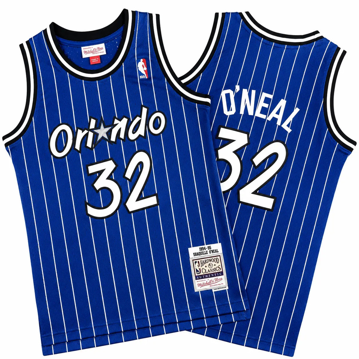 Shaquille O'Neal 1994-95 Magic Blue Stitched Jersey