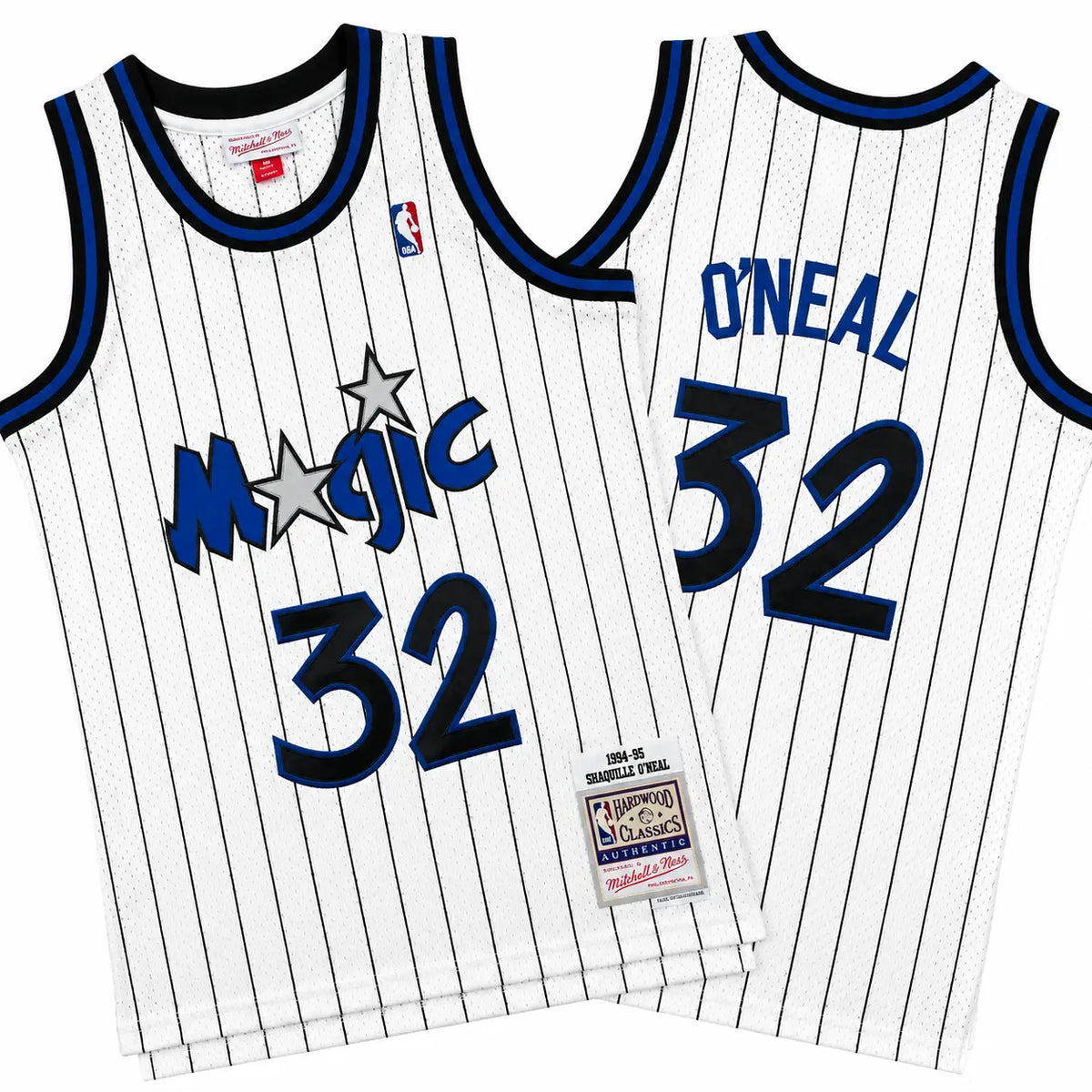 Shaquille O’Neal 32 Magic 1993-94 White Jersey Stitched