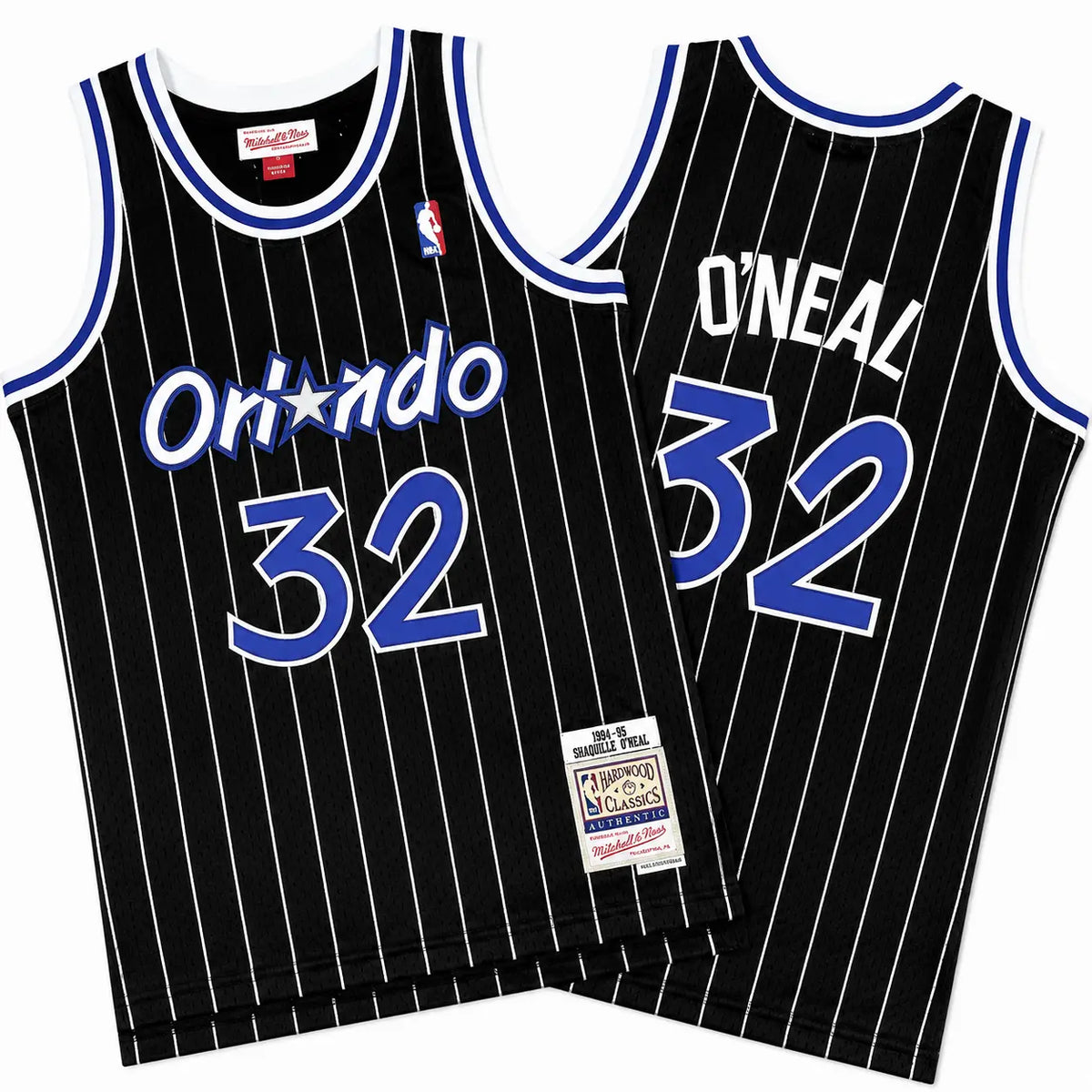 Shaquille O’Neal 32 Magic 1994-95 Black Jersey Stitched