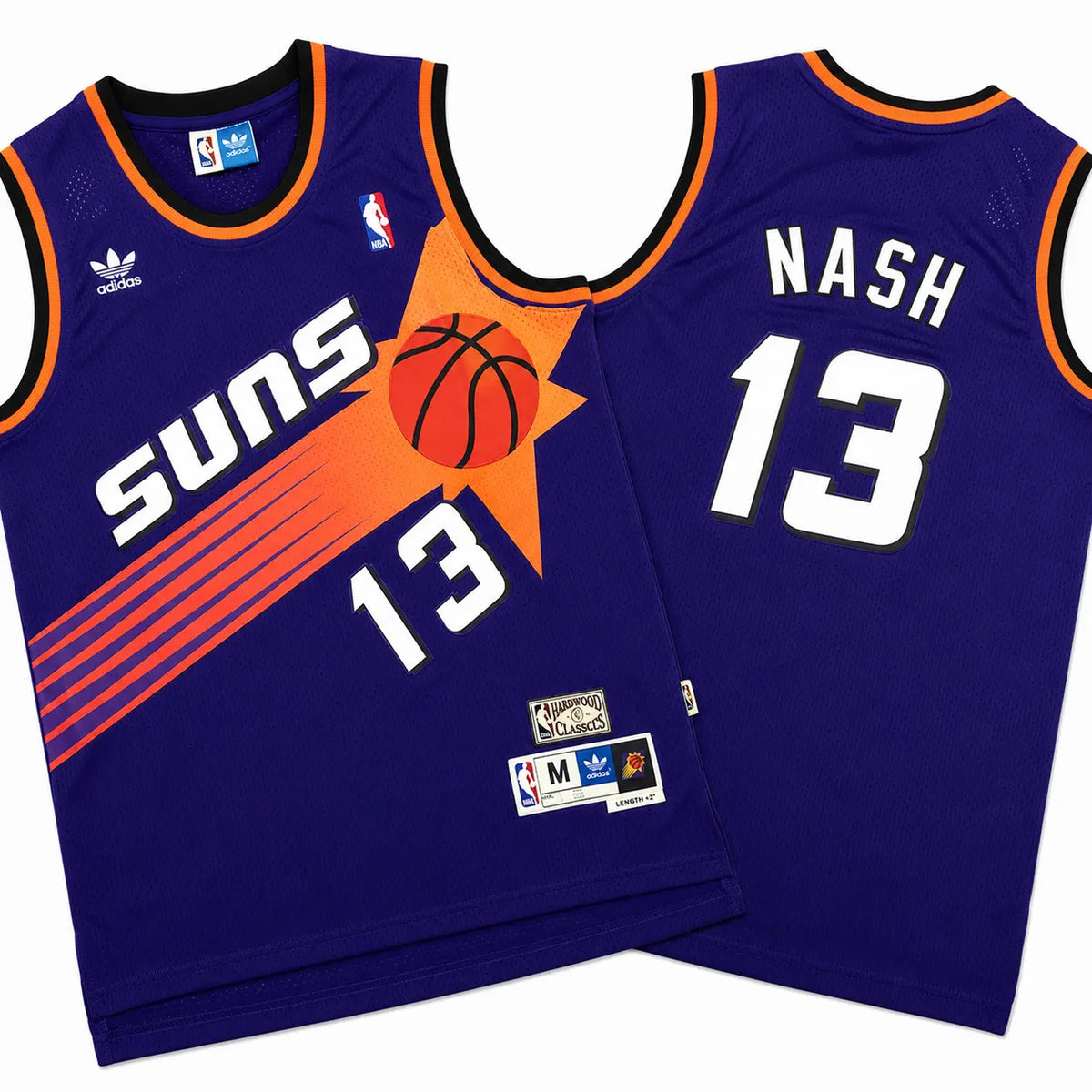 Steve Nash 13 Phoenix Suns Purple Throwback Stitched Jersey