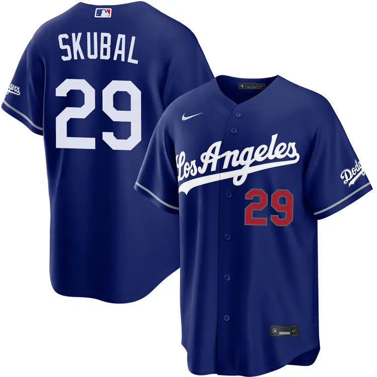 Tarik Skubal #29 LA Dodgers 2026 Alternate Royal Stitched Jersey