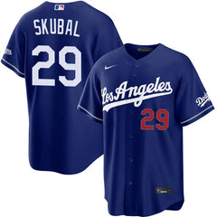 Tarik Skubal #29 LA Dodgers 2026 Alternate Royal Stitched Jersey