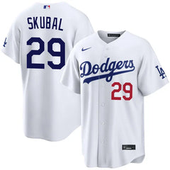 Tarik Skubal #29 LA Dodgers 2026 White Home Stitched Jersey