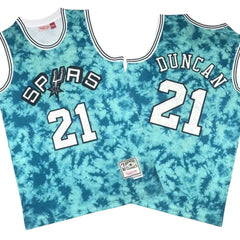 Tim Duncan 21 San Antonio Spurs Galaxy Swingman 1998-99 Stitched Jersey