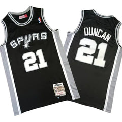 Tim Duncan San Antonio Spurs 1998-99 Black Stitched Jersey